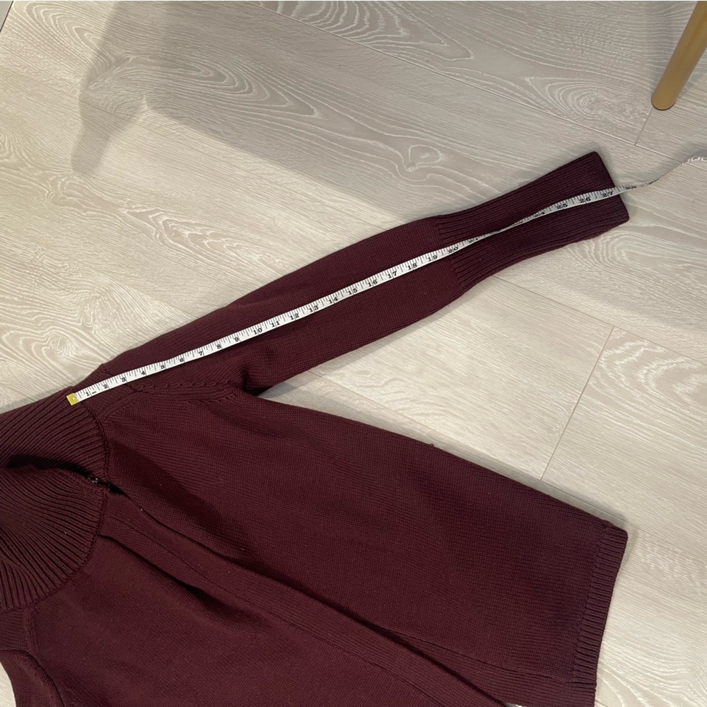Lululemon Karmic Cocoon Wrap Maroon Burgundy size 4 - Picture 9 of 16